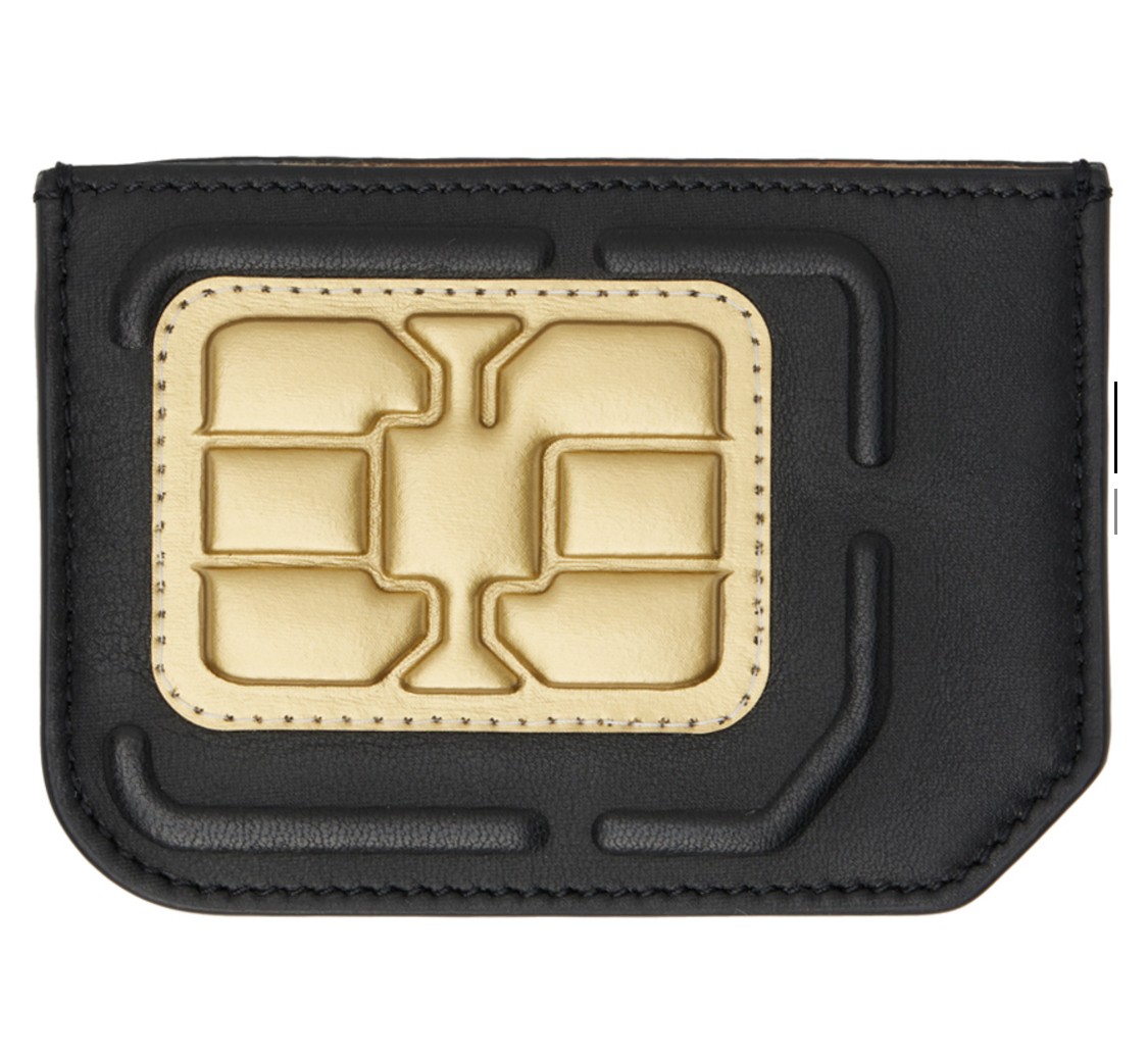 JW Anderson - Black Sim Card Card Holder