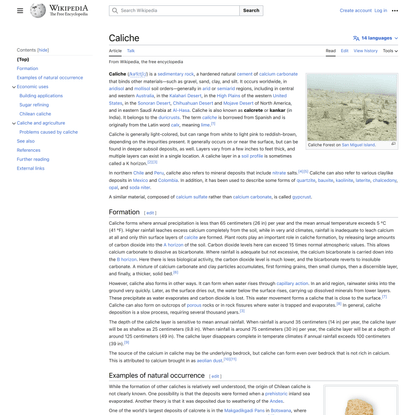 Caliche - Wikipedia