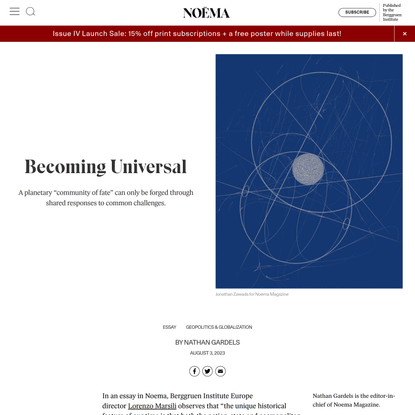 Becoming Universal | NOEMA