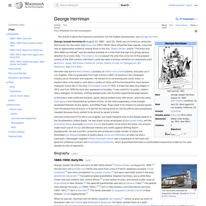 George Herriman - Wikipedia