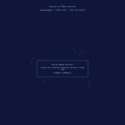 protocols for remote connection