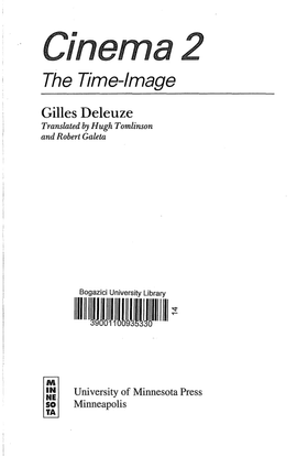 Deleuze - Cinema 2: The Time-Image.pdf