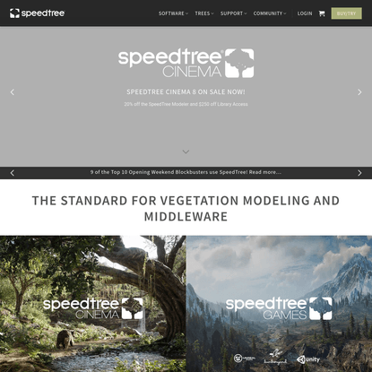 SpeedTree Vegetation Modeling - SpeedTree