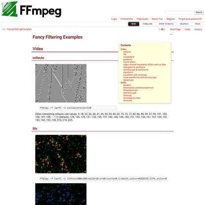 FancyFilteringExamples – FFmpeg