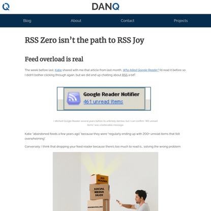 RSS Zero isn’t the path to RSS Joy