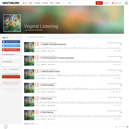 Vegetal Listening