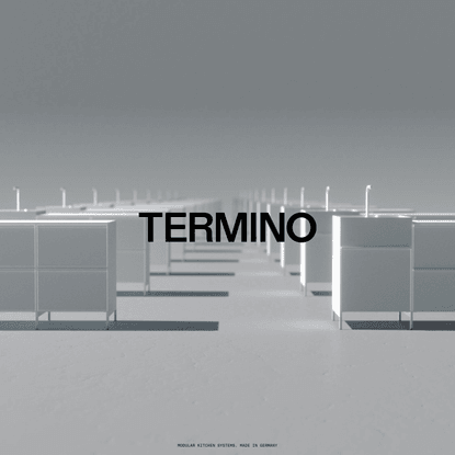 TERMINO Modular Kitchen for Minimalists. Made in Germany