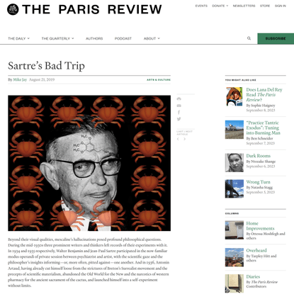 The Paris Review  -  Sartre’s Bad Trip - The Paris Review