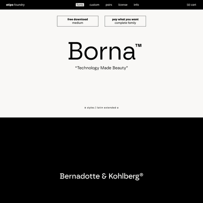 borna | atipo foundry
