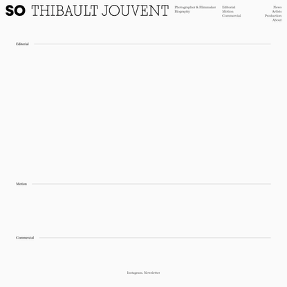 SO Represent – Thibault Jouvent