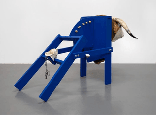 Bony Ramirez, El Bilingüe (Self-Portrait as a Bull), 2022