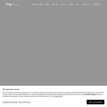 A leading global creative consultancy | frog, part of Capgemini Invent