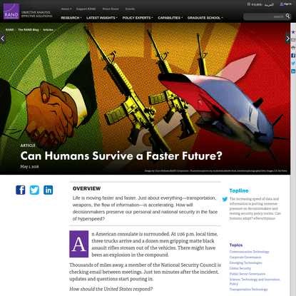 Can Humans Survive a Faster Future?