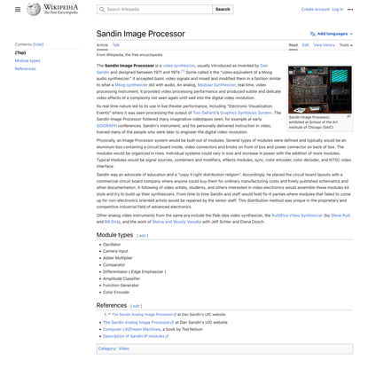 Sandin Image Processor - Wikipedia