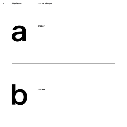 Home | jörg boner productdesign