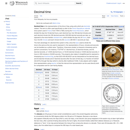 Decimal time - Wikipedia