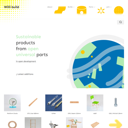 Willi build – Sustainable circular products from open universal parts