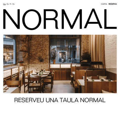 Restaurant Normal a Girona - Web Oficial
