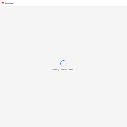Adobe Creative Cloud | Sign in