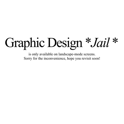 Graphic Design *Jail*