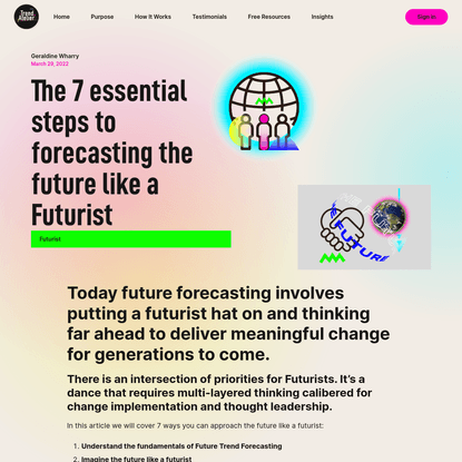 Trend Atelier | forecasting the future like a Futurist