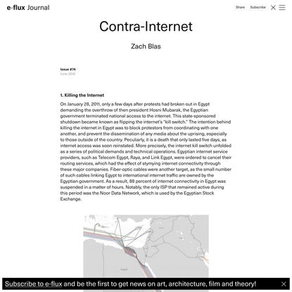 Contra-Internet - Journal #74