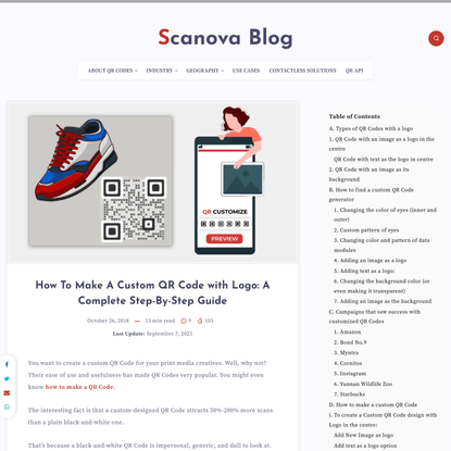 How To Make A Custom QR Code with Logo: A Complete Step-By-Step Guide - Scanova Blog