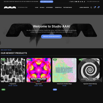Studio AAA - Design assets and free graphic design resources
