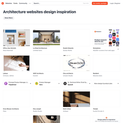 Architecture websites design inspiration, page 3 examples