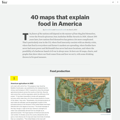 40 maps that explain food in America