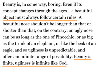 Umberto Eco, On Ugliness
