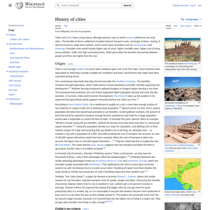 History of cities - Wikipedia