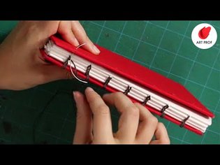 Coptic Stitch Bookbinding for Beginners: Step by Step Demo