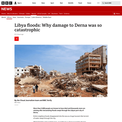 Libya floods: Why damage to Derna was so catastrophic