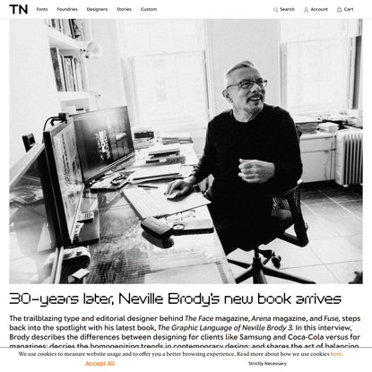 30-years later, Neville Brody’s new book arrives | Type Network