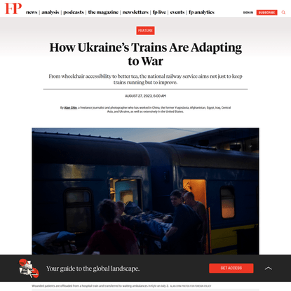 How Ukraine’s Trains Are Adapting to War – Foreign Policy
