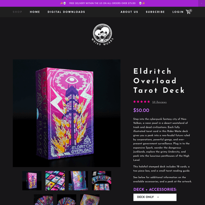 Eldritch Overload Tarot Deck — weird works