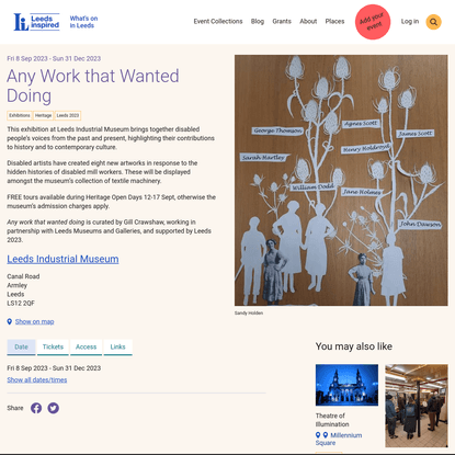 Any Work that Wanted Doing | Leeds Inspired