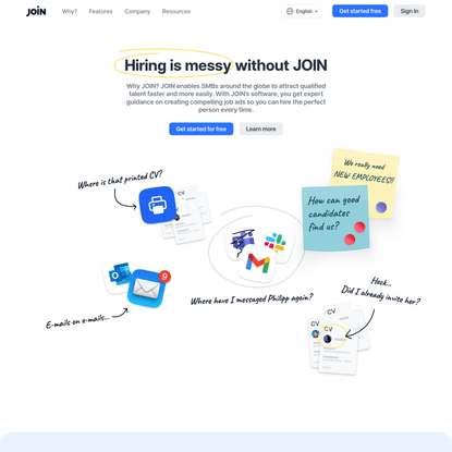 Why you should start using JOIN today