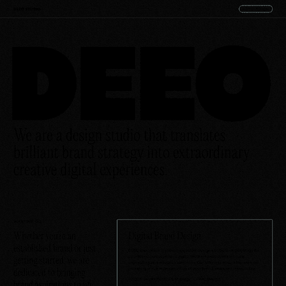 DEEO – A Digital Design Studio