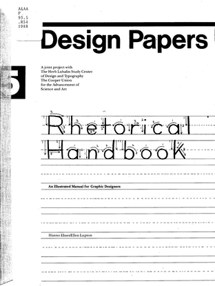 Rhetorical Handbook — Design Papers #3