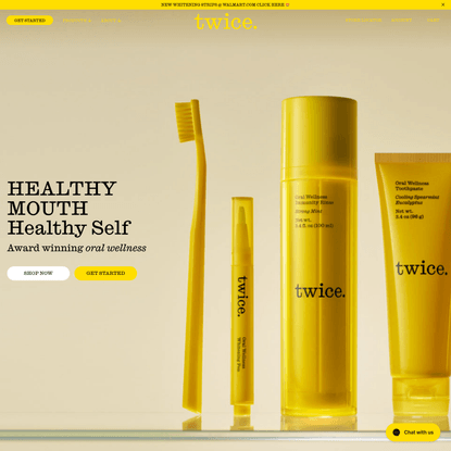 Twice | Toothpaste, Mouthwash &amp; Oral Wellness Products