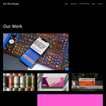 Work — For The People