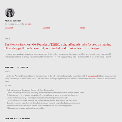 Monica Sanchez - Co-Founder of DEEO