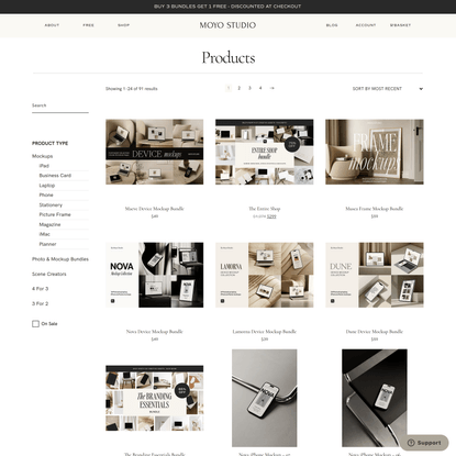 Products - Moyo Studio