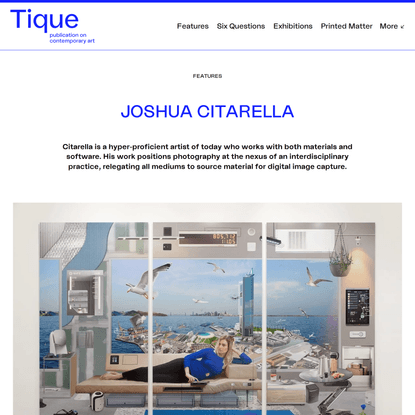 Joshua Citarella - Tique | publication on contemporary art