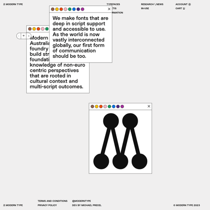 Modern Type • Home