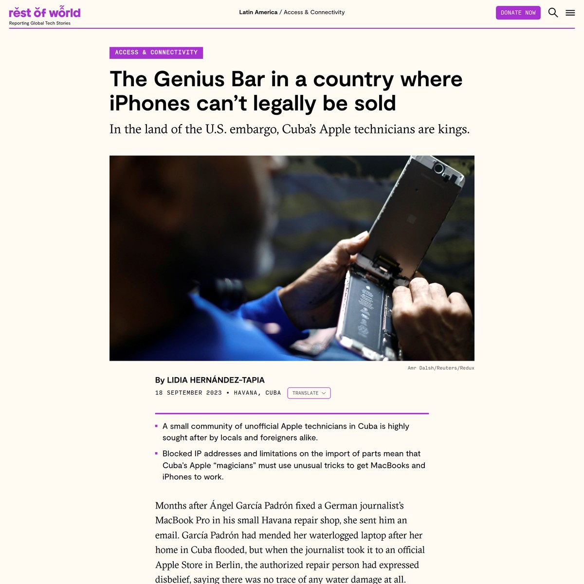 The Genius Bar in a country where iPhones can’t legally be sold — Are.na