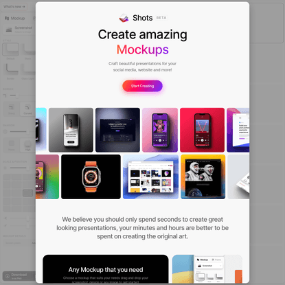 Create Amazing Mockups