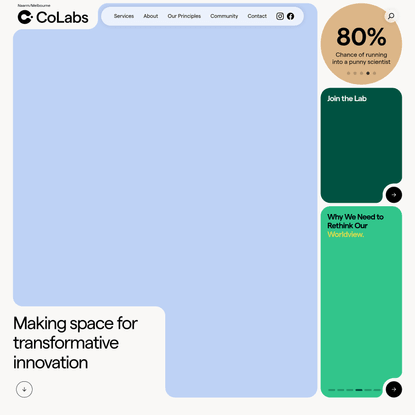 Making space for transformative innovation.